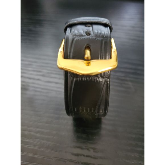 🔥NEW OLD STOCK - RARE - Vintage Seiko Slim Quartz Men's Leather Watch - Picture 4 of 5